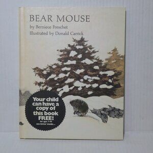 Bear Mouse 1973 Vintage Children’s Book • Illustrated Hardcover